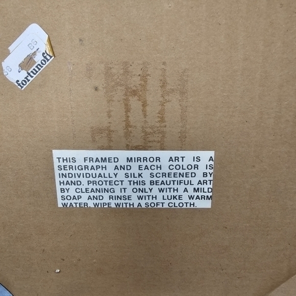 Vintage mirror art with signed Picasso serigraphs on tiles - Picture 10 of 14